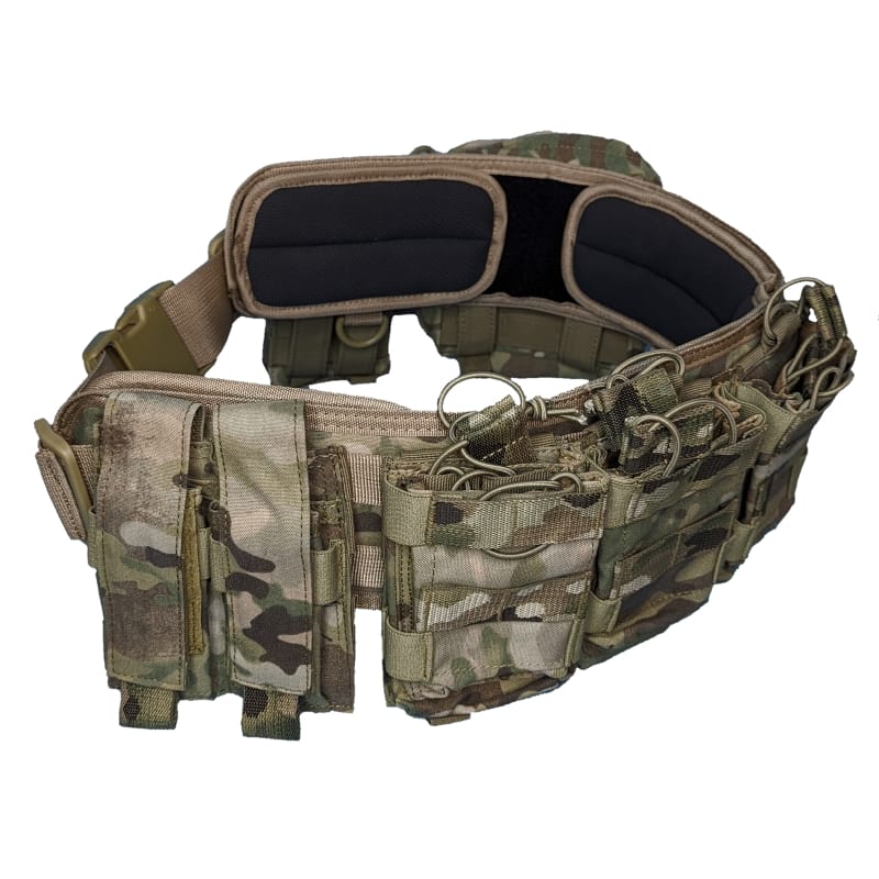 Warbelt Multicam with 6 Pouches